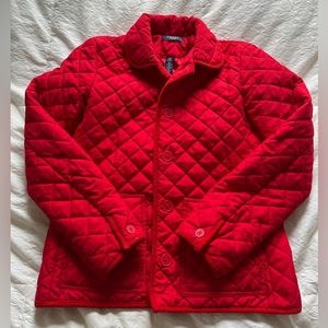 New without tags: red petite small Chapman prep jacket